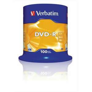 Verbatim AZO DVD-R 4, 7GB 16x henger 100db 43549 kép