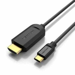 Vention USB-C -> HDMI 1.4 (fekete), 2m, kábel kép