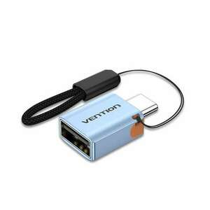 Vention USB-C 3.1/M -> USB-A, (alu, szürke), adapter kép