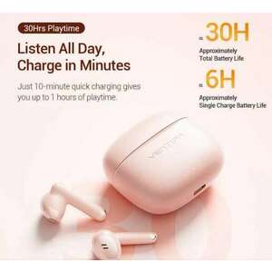 Vention E03 (Elf earbuds, pink), fülhallgató kép