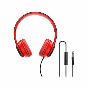 Bluetooth fejhallgató, stereo headset Borofone BO5 Broad piros kép