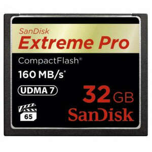 Sandisk 32GB Compact Flash Extreme Pro memória kártya kép