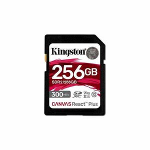 Kingston 256GB SD Canvas React Plus (SDXC Class 10 UHS-II U3) (SD... kép