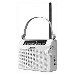 Sangean PR-D6W hordozható AM/FM fehér táskarádió kép
