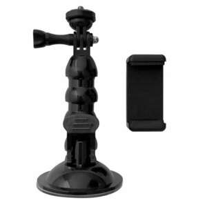 Autós tartó: GoPro / mobiltelefon tartó - fekete, univerzális tap... kép
