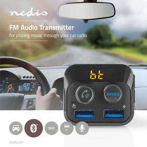 Nedis Car Audio FM Transmitter Rögzített | Kéz nélküli hívás | 1.... kép