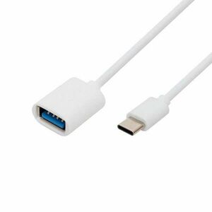 OTG kábel, USB-C dugó - USB aljzat kép
