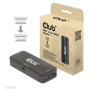Club3D HDMI Active 4K60Hz Repeater F/F kép