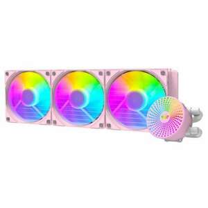 darkFlash DC360 ARGB rózsaszín CPU hűtő kép