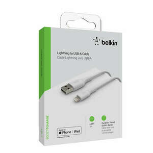 Belkin BOOST CHARGE USB-A to Lightning Cable, PVC - 2M - White kép