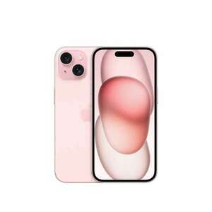 Apple iPhone 15 6, 1" 5G 6/128GB pink okostelefon kép