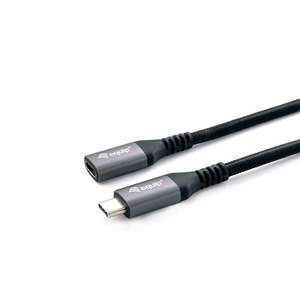 Equip Kábel - 128370 (USB-C 3.2 Gen2 hosszabbító kábel, apa/anya, ... kép