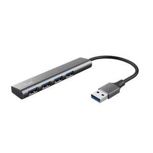 Trust USB Hub - Halyx (USB; 4port USB3.2; aluminium) kép