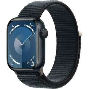 Apple Watch Series 9 GPS + Cellular (41mm) Okosóra - Éjfekete Alu... kép
