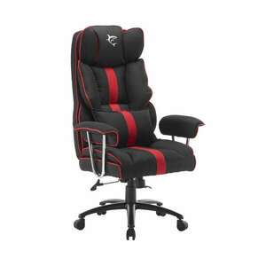 Gamer szék karfával - fekete-piros kép