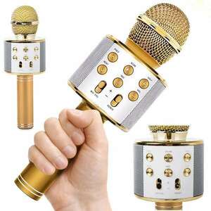 Káprázatos vezeték nélküli karaoke mikrofon beépített hangszóróva... kép
