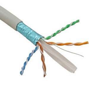 FTP kábel, cat 6E, 100% RÉZ, LSZH hüvely 305m - ELAN kép