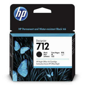 HP 3ED71A (712XL) Black tintapatron kép