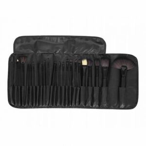 MG Makeup Brushes kozmetikai ecsetek 24db, fekete (P8573) kép