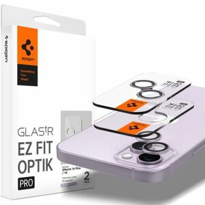 Spigen Ez Fit Optik 2x üvegfólia kamerára iPhone 14 / 14 Plus / 15 / 15 Plus, lila kép