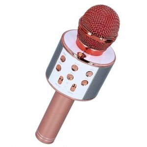 MG Bluetooth Karaoke mikrofon hangszóróval, rózsaarany kép