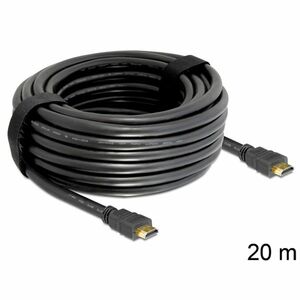 Delock High Speed HDMI-kábel 20m (83452) fekete kép
