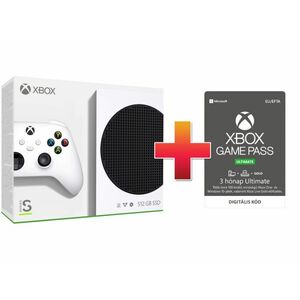 Xbox Series S 512 GB Konzol + Game Pass Ultimate 3 hónap kép