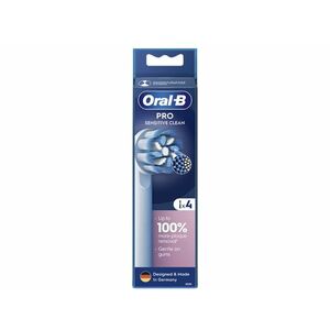 Oral-B EB60-4Pro Sensitive Clean, fogkefe pótfej, 4db, fehér kép
