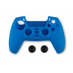 Spartan Gear Controller Silicon Skin Cover and Thumb Grips - védőtok és analóg kar védők, PS5 (2808148) kék kép