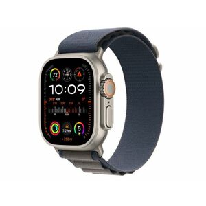Apple Watch Ultra 2 GPS + Cellular, 49mm-es titántok (MREP3CM/A) kék alpesi pánt - Medium kép