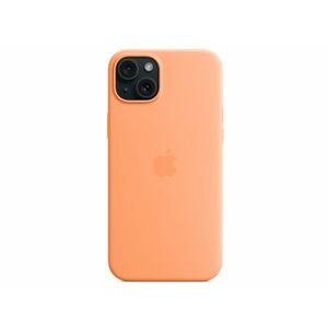 Apple MagSafe-rögzítésű iPhone 15 Plus-szilikontok (MT173ZM/A) narancssörbet kép