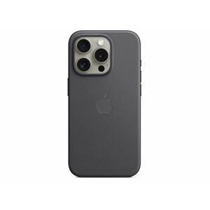 Apple MagSafe-rögzítésű iPhone 15 Pro FineWoven-szövettok (MT4H3ZM/A) fekete kép