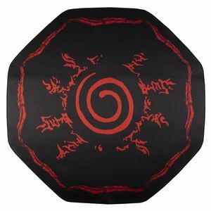 KONIX NARUTO Symbol Kör Alakú Gaming Szőnyeg (KX-NAR-FMAT-SYMB) Fekete-Piros kép