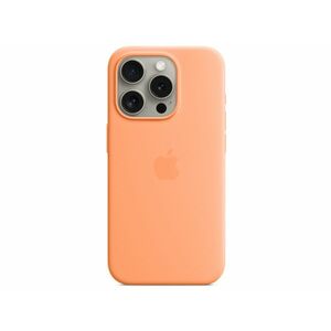 Apple MagSafe-rögzítésű iPhone 15 Pro-szilikontok (MT1H3ZM/A) narancssörbet kép