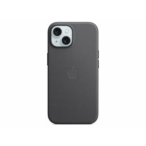 Apple MagSafe-rögzítésű iPhone 15 FineWoven-szövettok (MT393ZM/A) fekete kép