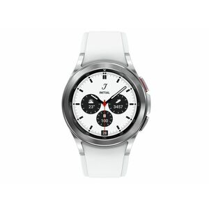 SAMSUNG Galaxy Watch4 Classic - 42mm, LTE (SM-R885FZSAEUE) Ezüst kép