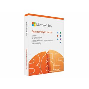 Microsoft 365 Egyszemélyes verzió, 1 éves előfizetés, dobozos (QQ2-01744) kép
