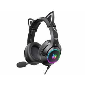 Gamer headset fejhallgató, mikrofonnal, Stereo hangzással kép