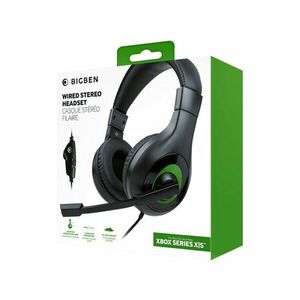 Nacon Xbox Series X/S Stereo Gaming Headset V1 (3665962006353) Fekete kép