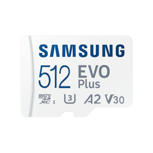 Samsung EVO Plus (2021) microSD memóriakártya, 512GB (MB-MC512KA/EU) + Adapter kép