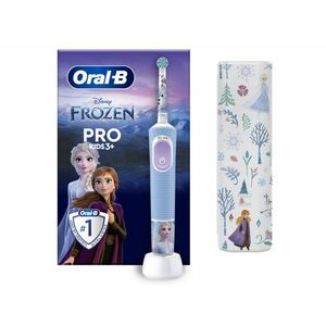 Oral-B D103 Vitality PRO Kids 3+ elektromos gyerek fogkefe (10PO010414) Frozen II + útitok kép