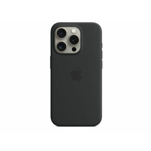 Apple MagSafe-rögzítésű iPhone 15 Pro-szilikontok (MT1A3ZM/A) fekete kép