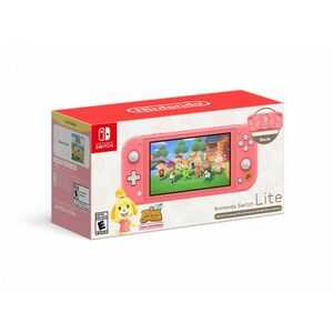 Nintendo Switch Lite Coral + Animal Crossing New Horizons játékkonzol csomag (NSH131) kép