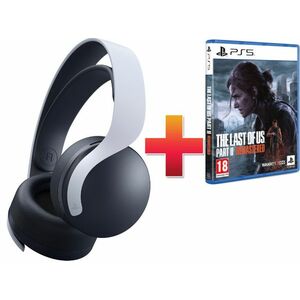Sony PlayStation 5 (PS5) PULSE 3D Wireless Headset + The Last of US II Remastered (csomag) kép