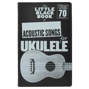 MS The Little Black Book Of Acoustic Songs For Ukulele kép