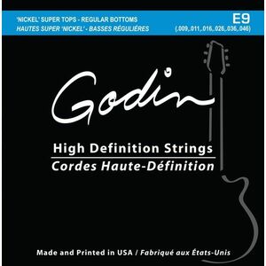 Godin E-9 Electric High-Definition Strings kép