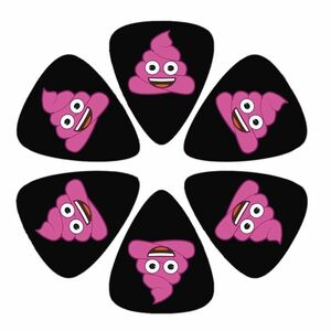 Perri's Leathers Emoji Picks III Pink Poo kép