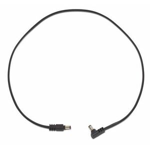 Rockboard Flat Power Cable - Black 60 cm / 23.62 angled/straight kép