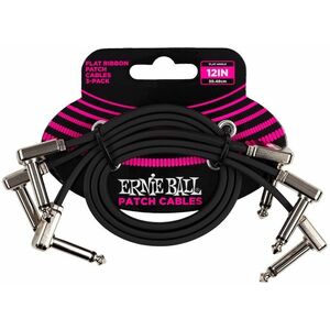 Ernie Ball 12” Flat Ribbon Patch Cable 3-Pack kép