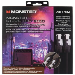 Monster Studio Pro 2000 20' Speaker Cable kép